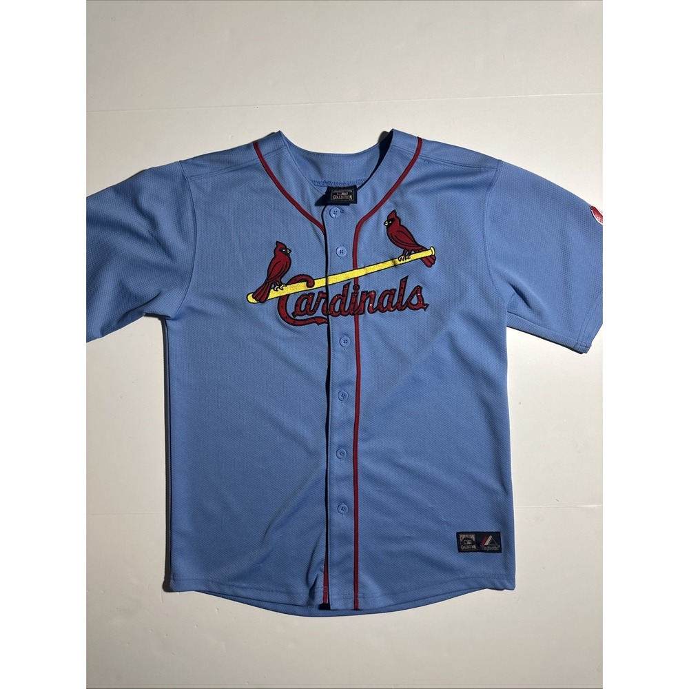 St Louis Cardinals Cooperstown A6340 Throwback Road Jersey New Tags ~ M *Read*
